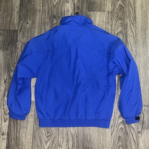 Vintage 90s Eddie Bauer Ultrex Snap Front Windbreaker Jacket Teal Blue Men's M - Picture 16 of 16